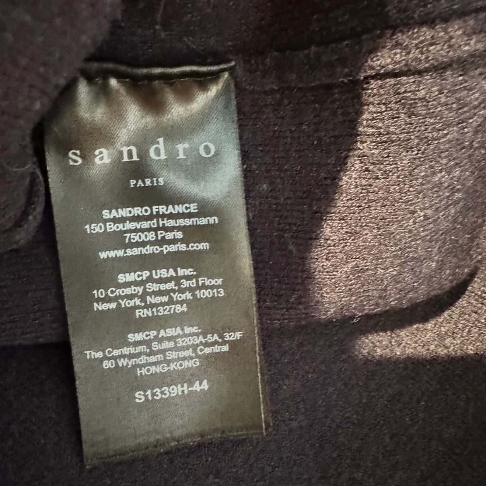 Sandro Paris Cropped Tee - Picture 5 of 7